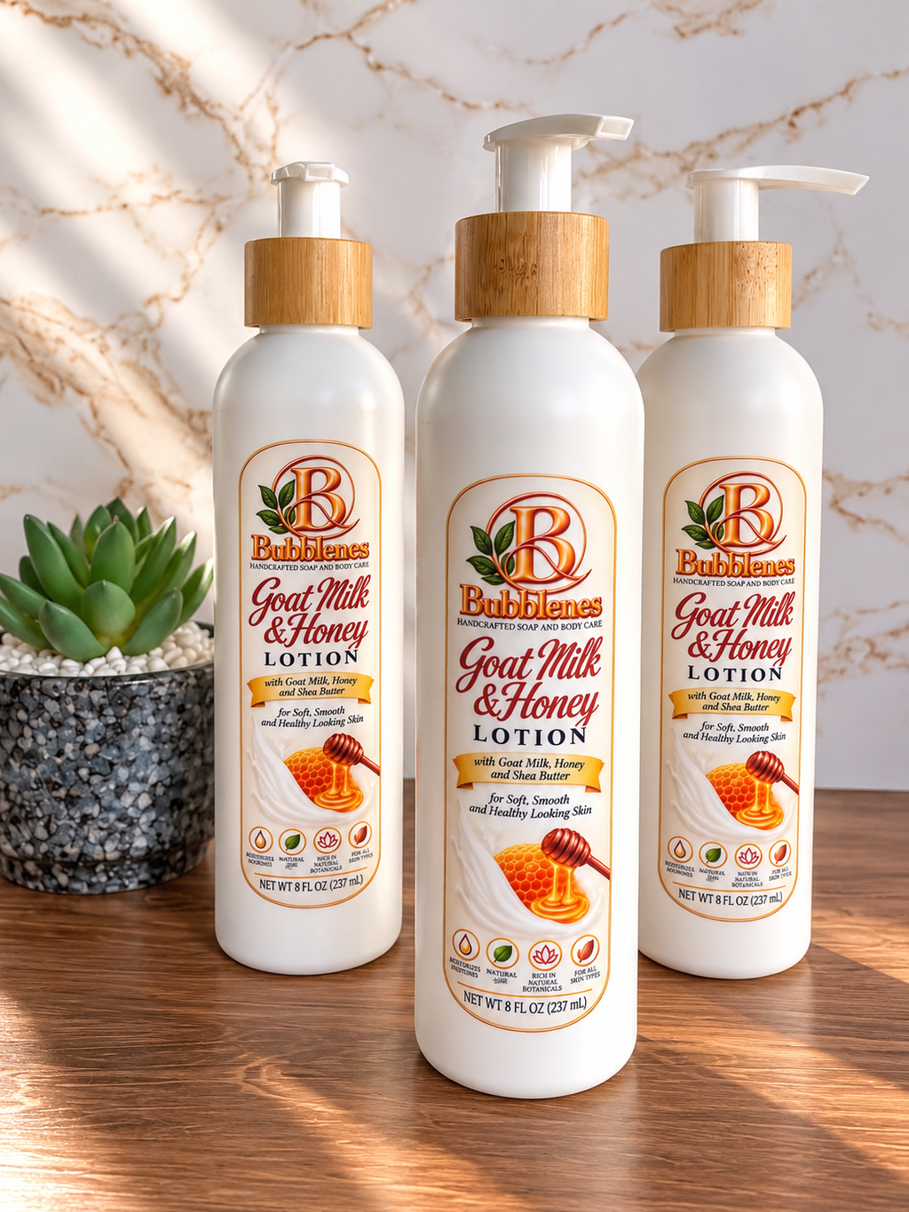 Bubblenes Goat Milk & Honey Lotion