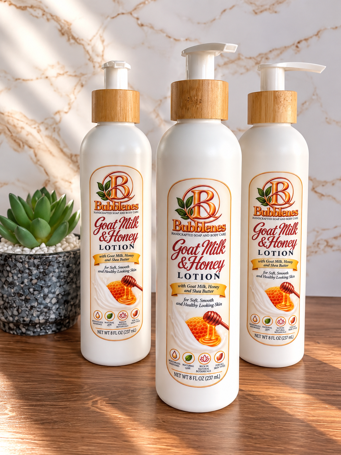 Bubblenes Goat Milk & Honey Lotion