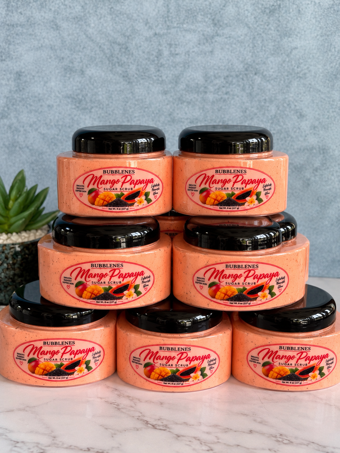 BUBBLENES Mango Papaya Sugar Scrub