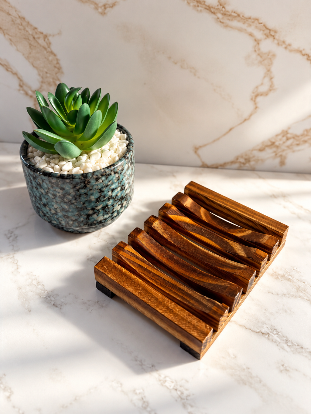Handmade Wooden Soap Dish | Natural Wood Soap Saver