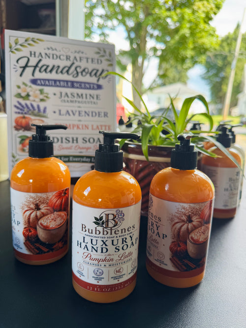 Bubblenes Luxury Hand Soap Pumpkin Latte
