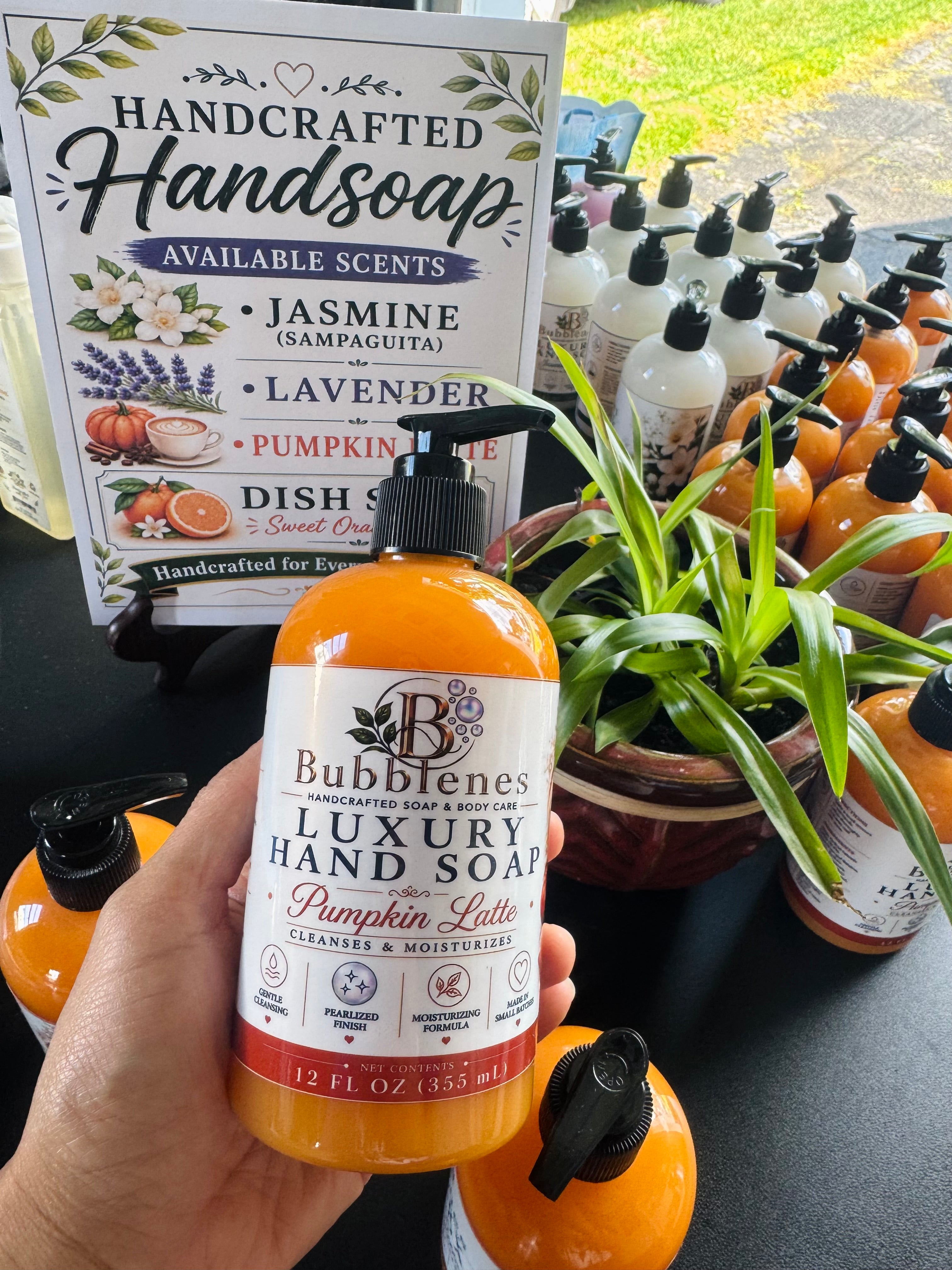 Bubblenes Luxury Hand Soap Pumpkin Latte